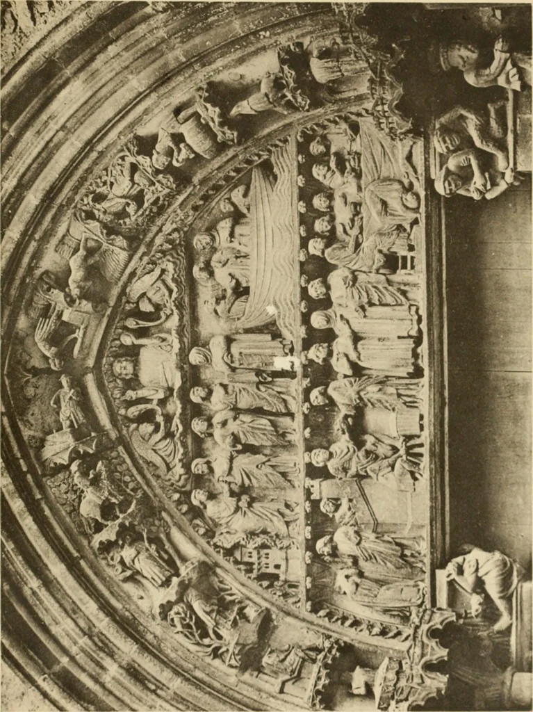 An illustration from French sculpture of the thirteenth century: seventy-eight examples of masterpieces of medieval art illustrating the works at Reims and showing their place in the history of sculpture, 1915, leaf 118