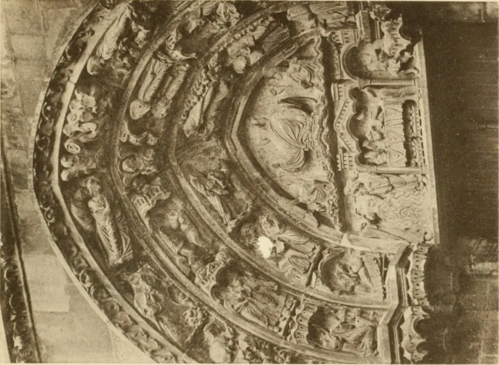 An illustration from French sculpture of the thirteenth century: seventy-eight examples of masterpieces of medieval art illustrating the works at Reims and showing their place in the history of sculpture, 1915, leaf 48