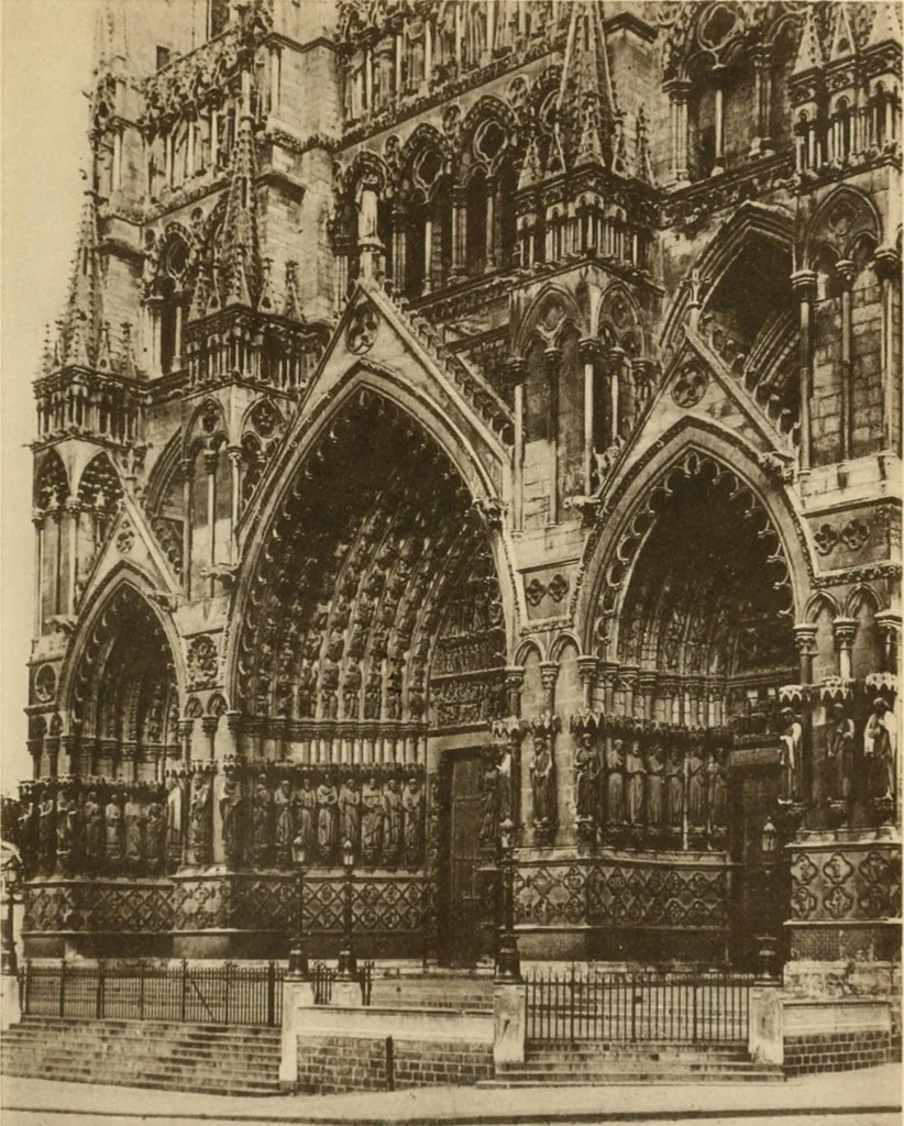 An illustration from French sculpture of the thirteenth century: seventy-eight examples of masterpieces of medieval art illustrating the works at Reims and showing their place in the history of sculpture, 1915, leaf 62