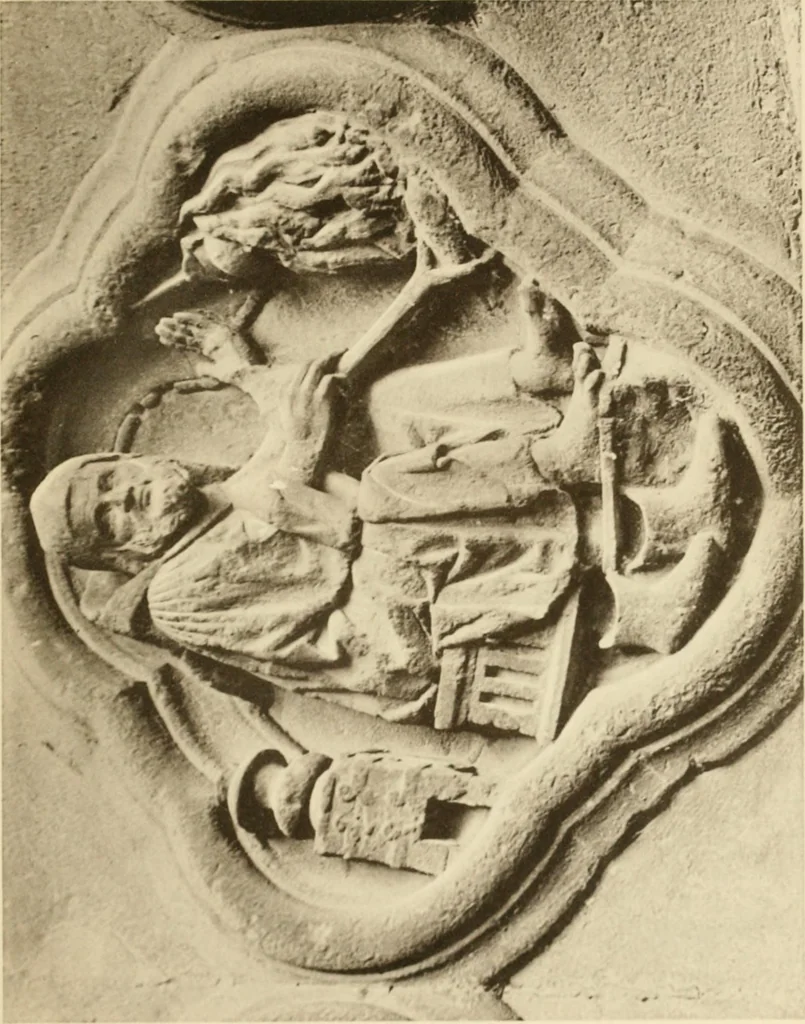 An illustration from French sculpture of the thirteenth century: seventy-eight examples of masterpieces of medieval art illustrating the works at Reims and showing their place in the history of sculpture, 1915, leaf 74
