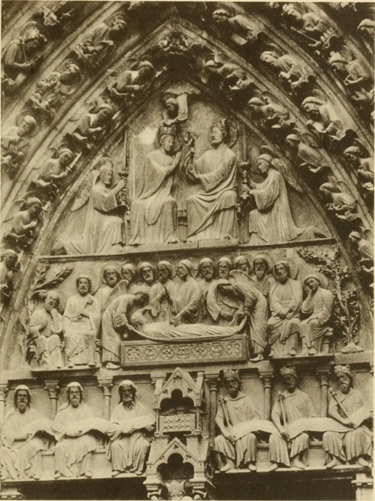 An illustration from French sculpture of the thirteenth century: seventy-eight examples of masterpieces of medieval art illustrating the works at Reims and showing their place in the history of sculpture, 1915, leaf 78