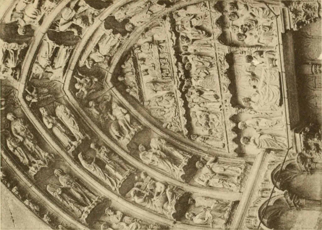 An illustration from French sculpture of the thirteenth century: seventy-eight examples of masterpieces of medieval art illustrating the works at Reims and showing their place in the history of sculpture, 1915, leaf 80