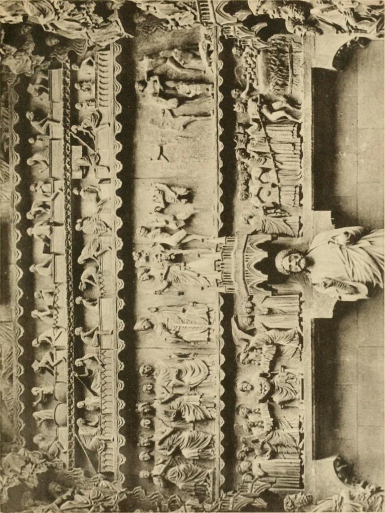 An illustration from French sculpture of the thirteenth century: seventy-eight examples of masterpieces of medieval art illustrating the works at Reims and showing their place in the history of sculpture, 1915, leaf 82