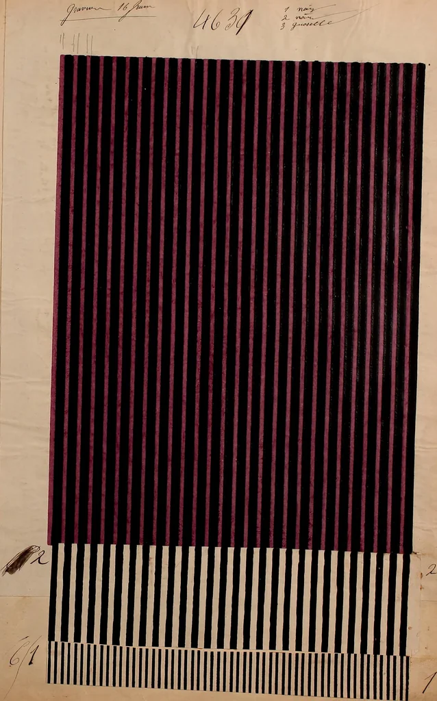 An illustration from [French textiles], 1863, leaf 116