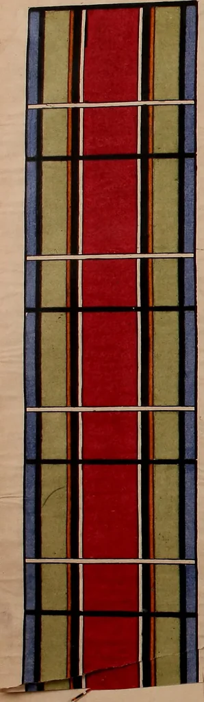 An illustration from [French textiles], 1863, leaf 121