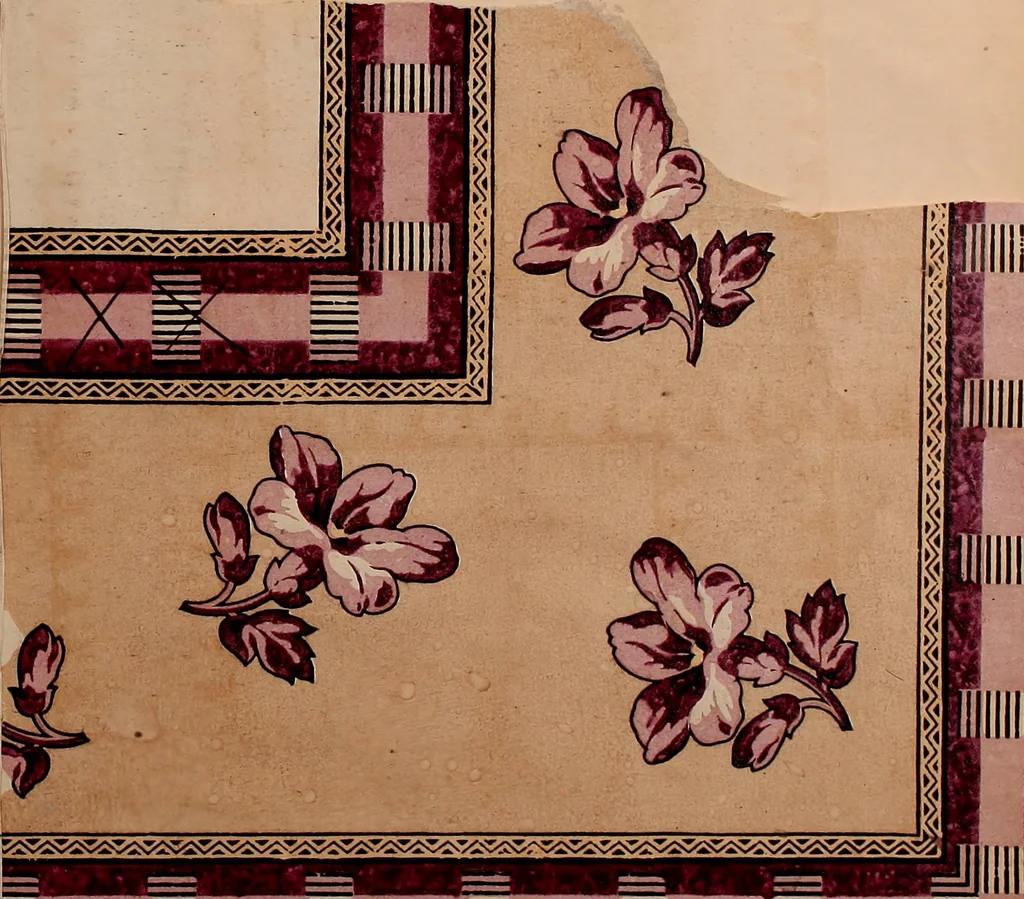 An illustration from [French textiles], 1863, leaf 162