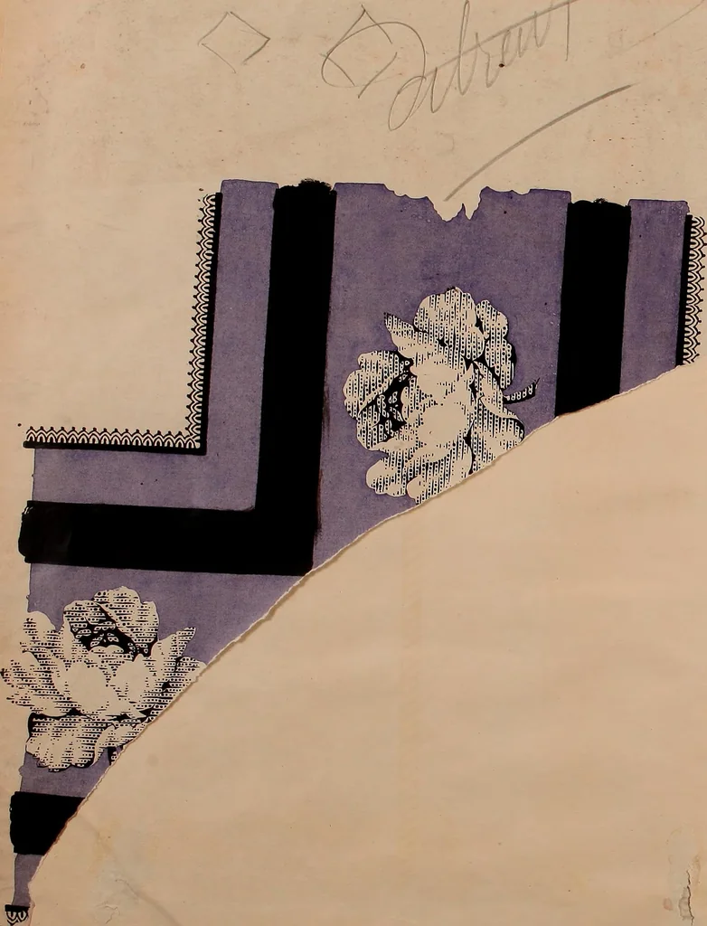 An illustration from [French textiles], 1863, leaf 163