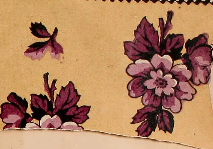 An illustration from [French textiles], 1863, leaf 164