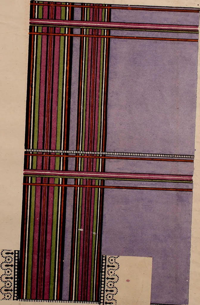An illustration from [French textiles], 1863, leaf 170