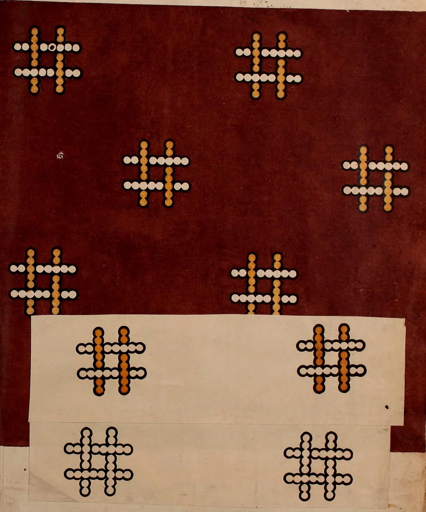 An illustration from [French textiles], 1863, leaf 172