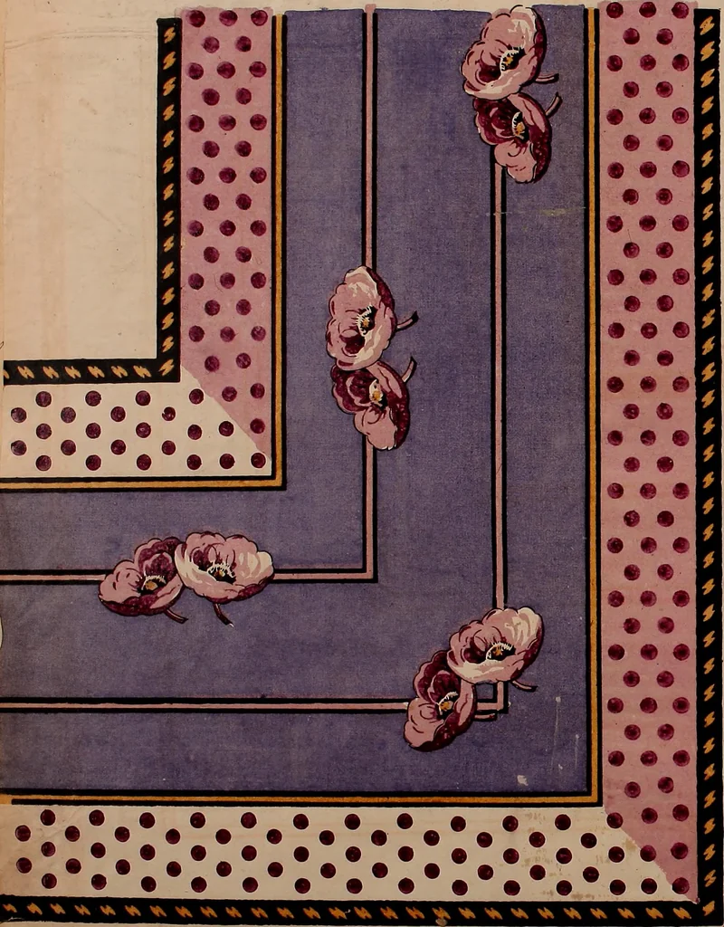 An illustration from [French textiles], 1863, leaf 173