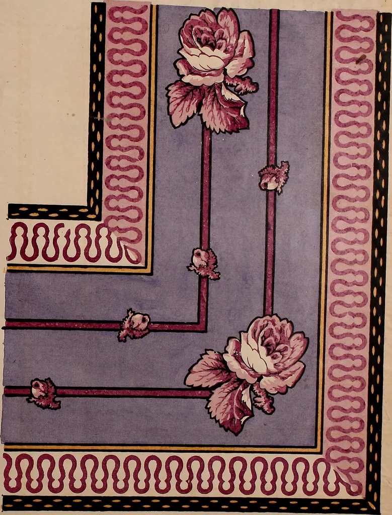 An illustration from [French textiles], 1863, leaf 174