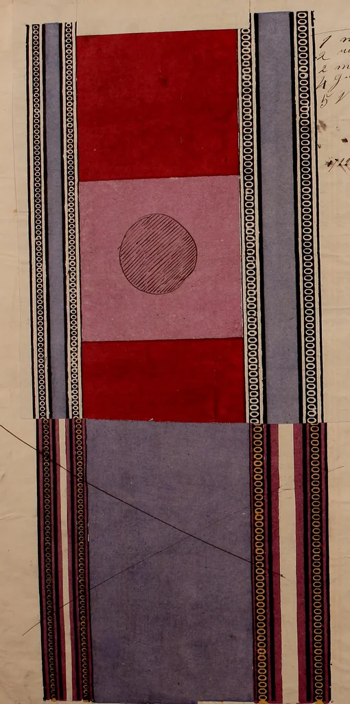 An illustration from [French textiles], 1863, leaf 175