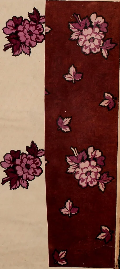 An illustration from [French textiles], 1863, leaf 178