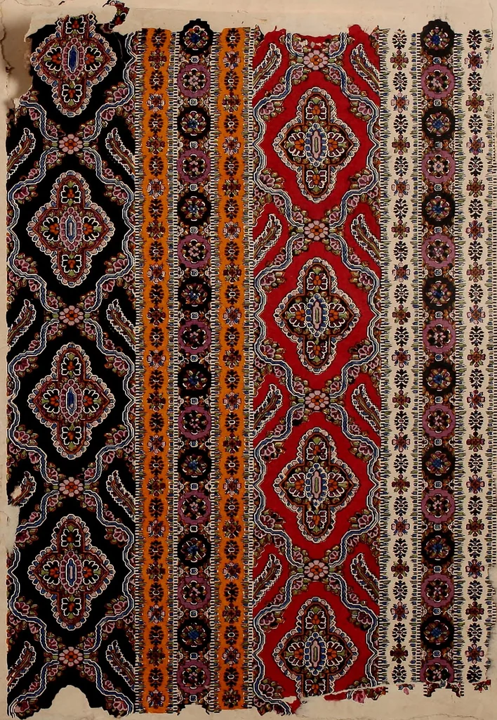 An illustration from [French textiles], 1863, leaf 30