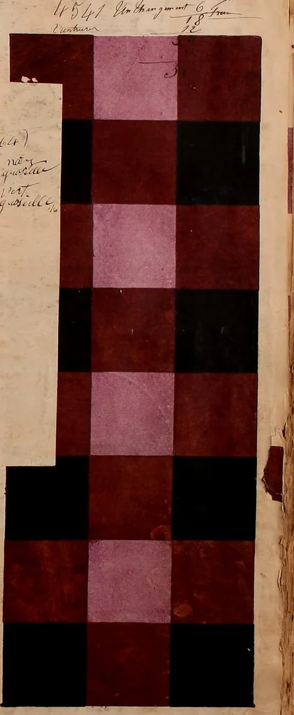 An illustration from [French textiles], 1863, leaf 52