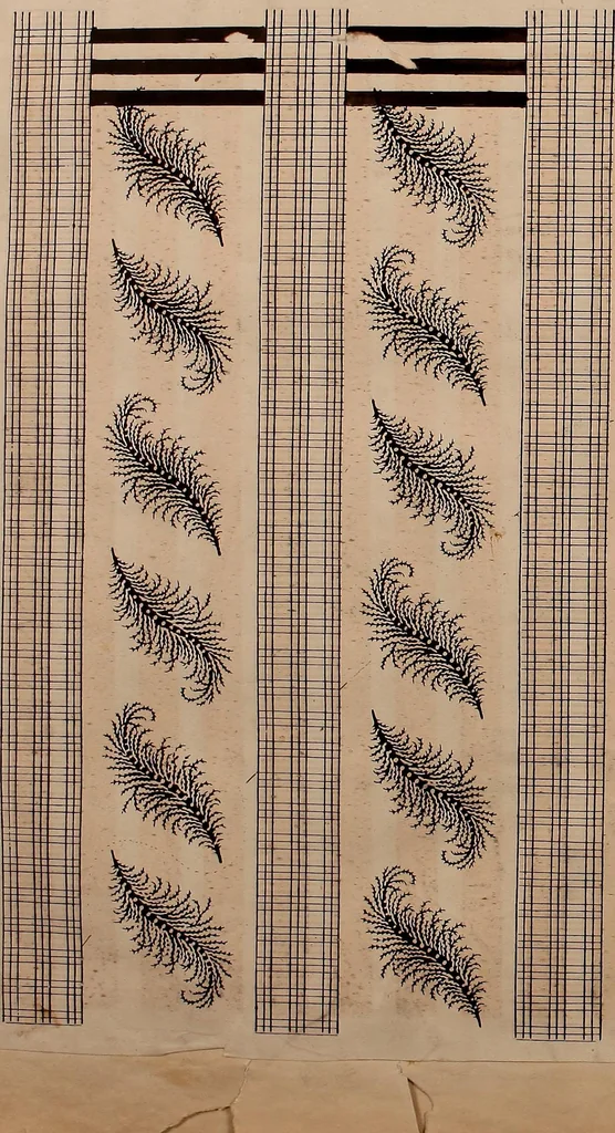 An illustration from [French textiles], 1863, leaf 63