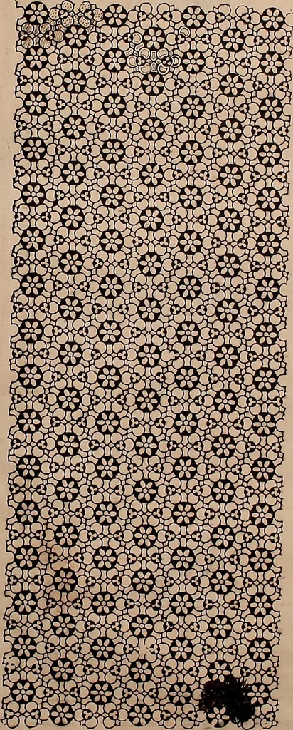 An illustration from [French textiles], 1863, leaf 70