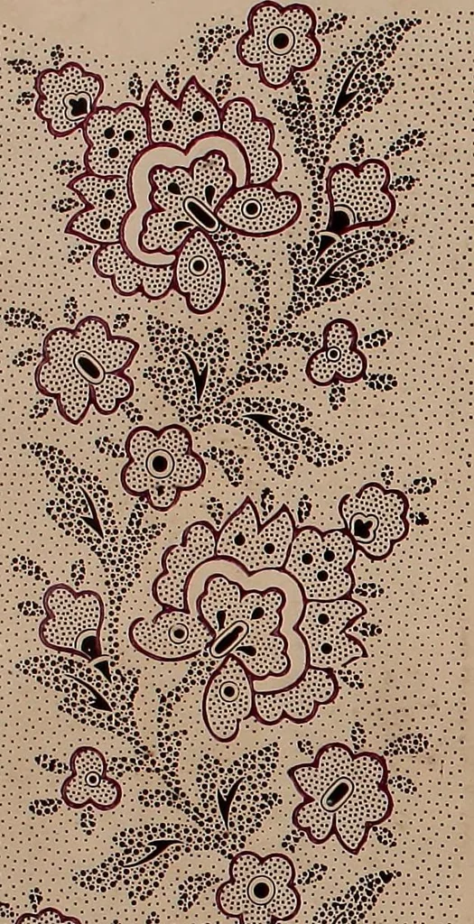 An illustration from [French textiles], 1863, leaf 73