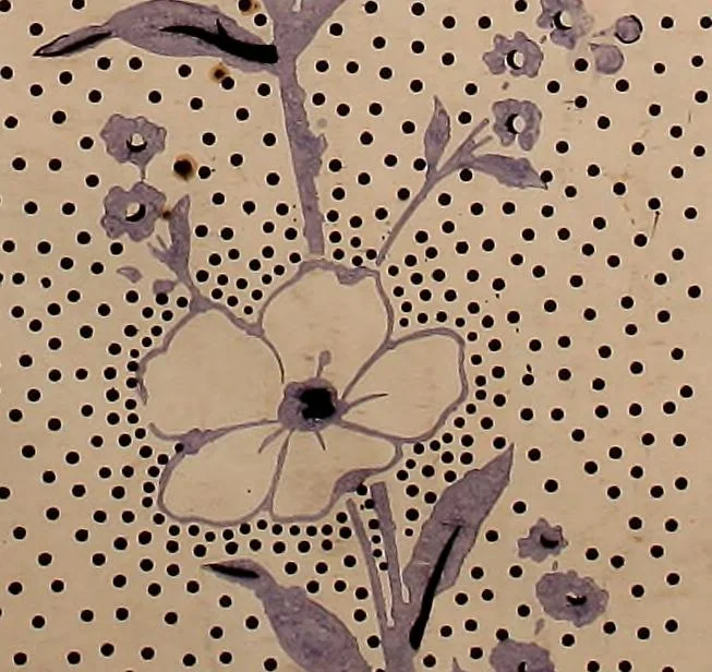 An illustration from [French textiles], 1863, leaf 74
