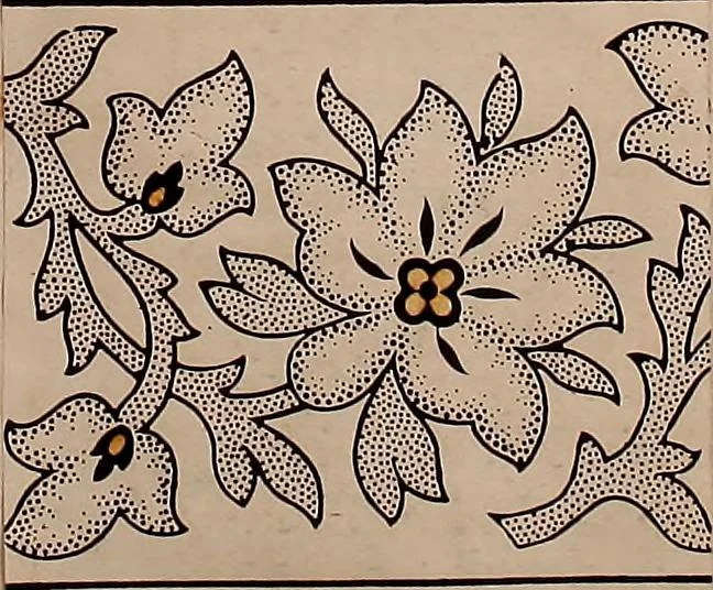 An illustration from [French textiles], 1863, leaf 84