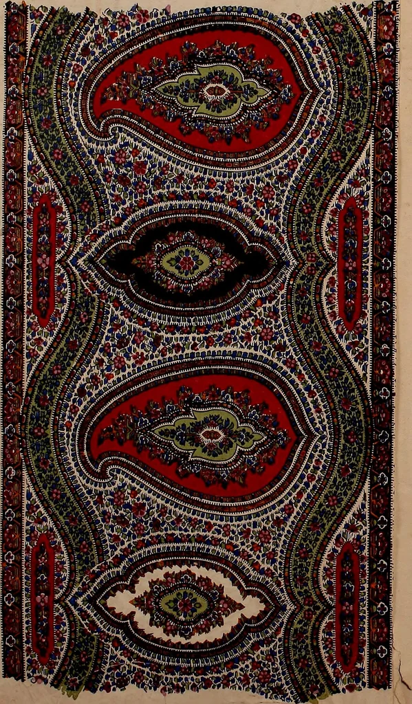 An illustration from [French textiles], 1863, leaf 91