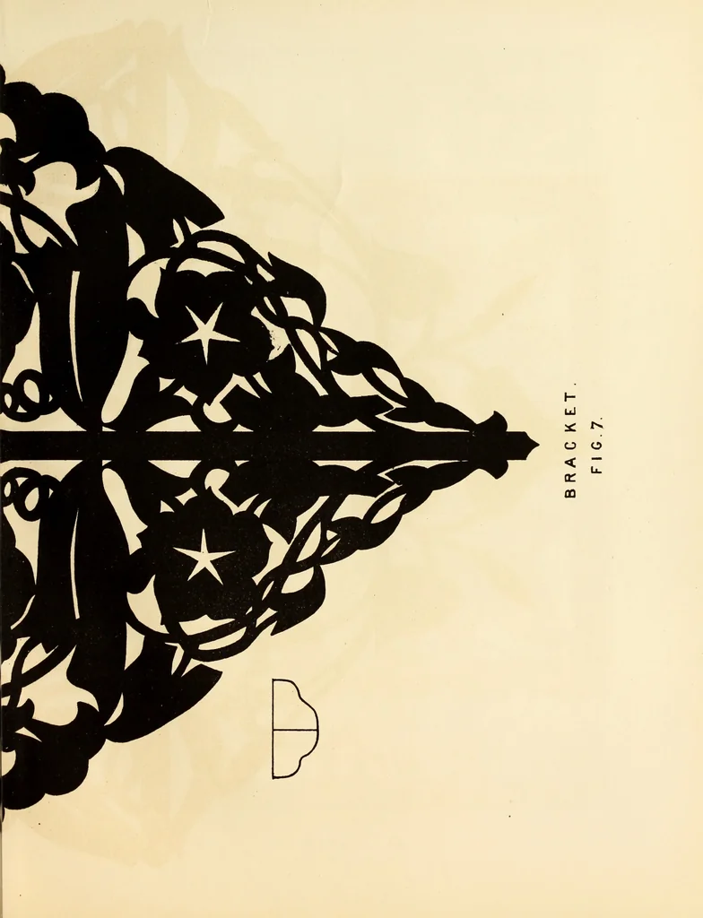 An illustration from Fret cutting and perforated carving : with practical instructions / by W. Bemrose, Jun, 1867, leaf 26