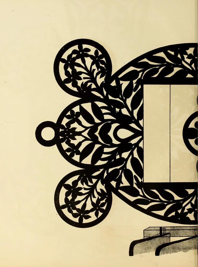 An illustration from Fret cutting and perforated carving : with practical instructions / by W. Bemrose, Jun, 1867, leaf 33