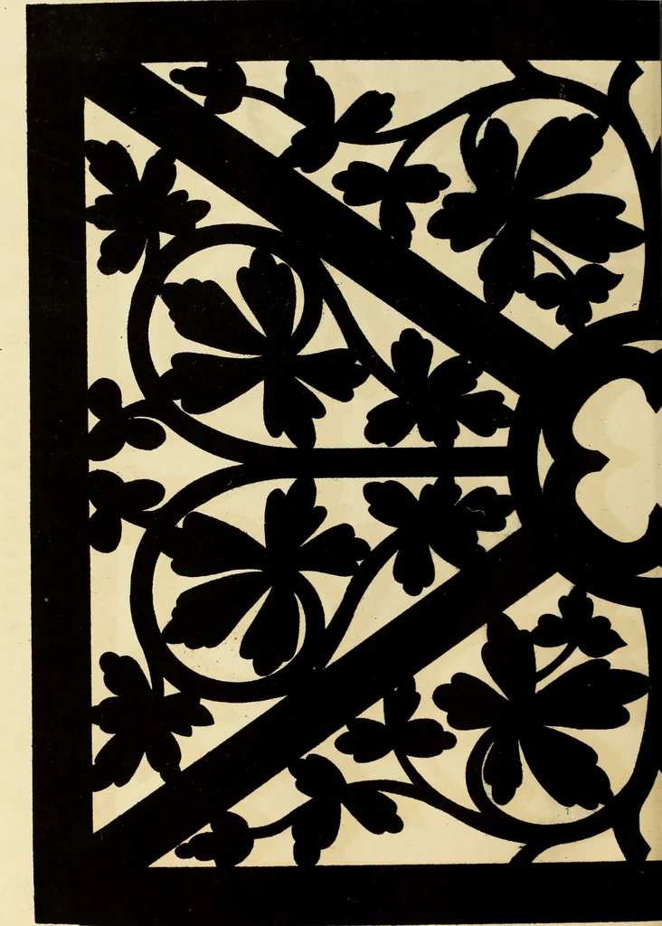 An illustration from Fret cutting and perforated carving : with practical instructions / by W. Bemrose, Jun, 1867, leaf 37