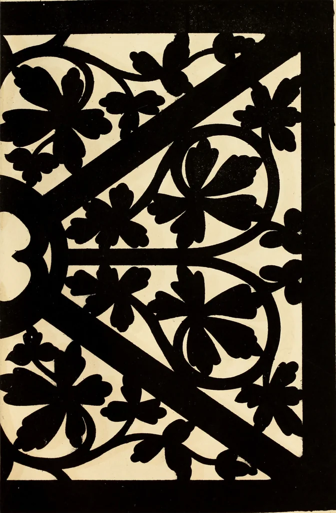 An illustration from Fret cutting and perforated carving : with practical instructions / by W. Bemrose, Jun, 1867, leaf 38