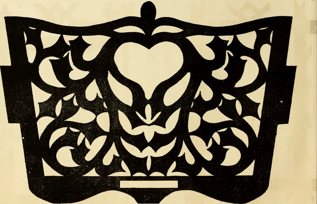 An illustration from Fret cutting and perforated carving : with practical instructions / by W. Bemrose, Jun, 1867, leaf 65