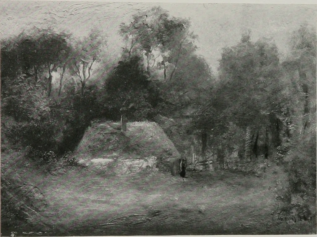 An illustration from Group of twenty-four paintings of the French, Spanish, German and American schools [electronic resource], 1908, leaf 62