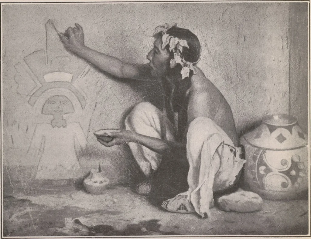 An illustration from Paintings of the West [electronic resource], 1920, leaf 2