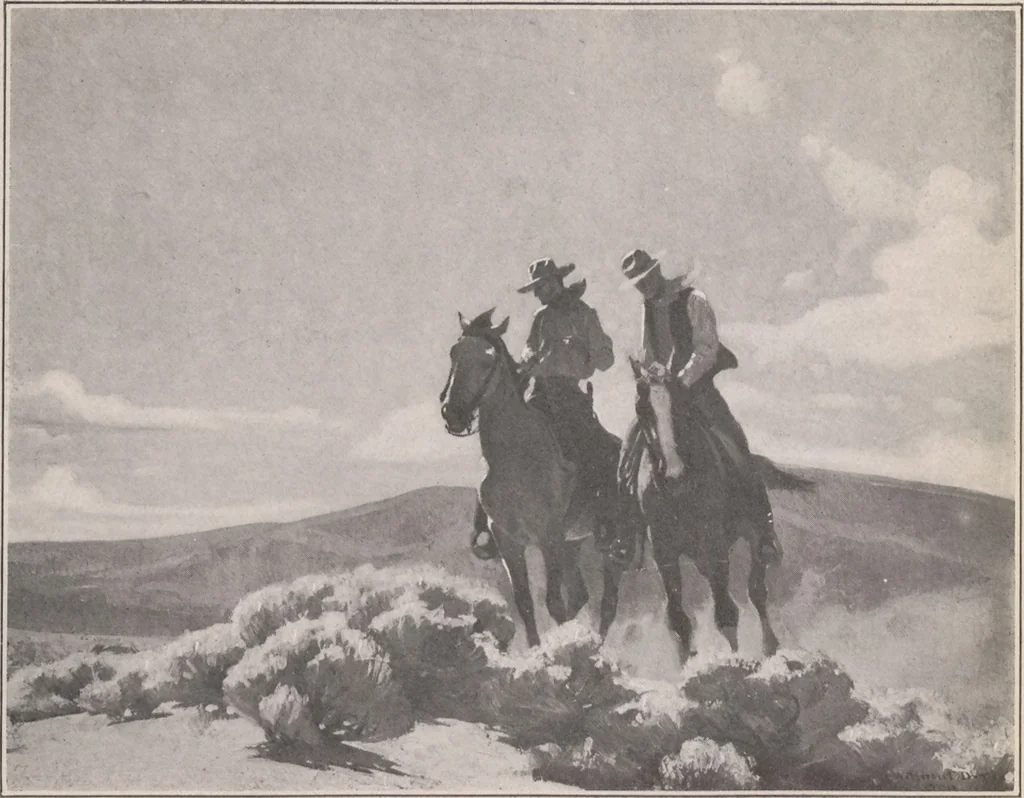 An illustration from Paintings of the West [electronic resource], 1920, leaf 4