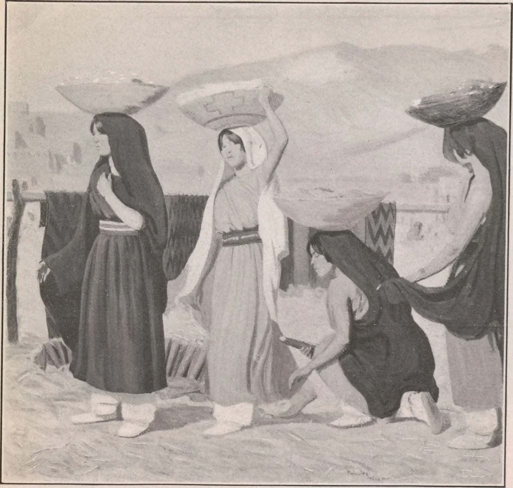 An illustration from Paintings of the West [electronic resource], 1920, leaf 5