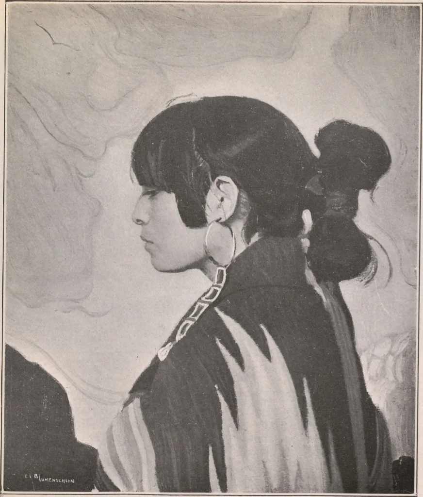 An illustration from Paintings of the West [electronic resource], 1920, leaf 9