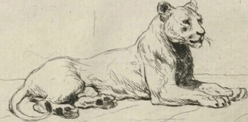 An illustration from Catalogue of the etched work of Evert van Muyden [electronic resource], 1894, leaf 42