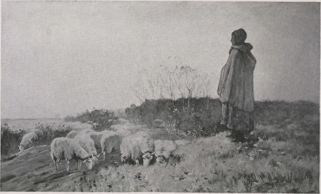 An illustration from A group of paintings by Murphy, Tryon, Walker and Wyant [electronic resource], 1918, leaf 13