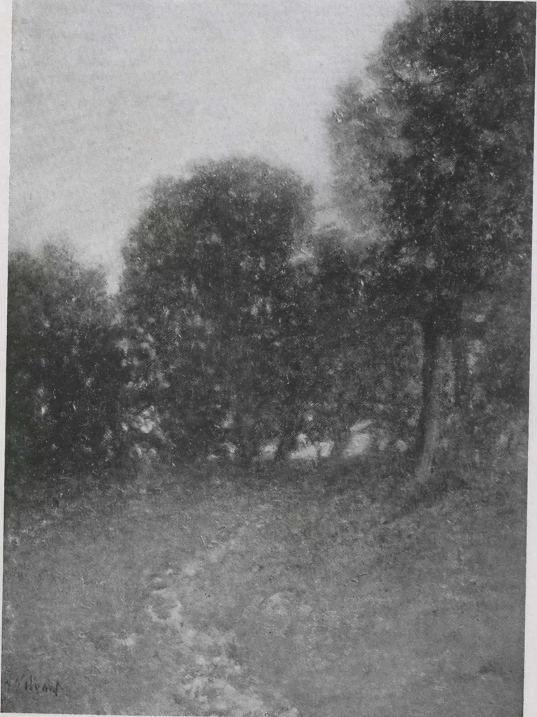 An illustration from A group of paintings by Murphy, Tryon, Walker and Wyant [electronic resource], 1918, leaf 29