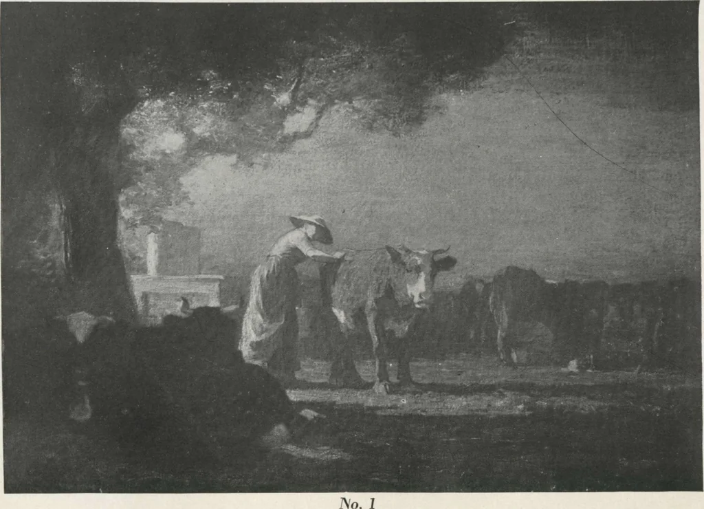An illustration from A group of paintings by Murphy, Tryon, Walker and Wyant [electronic resource], 1918, leaf 5