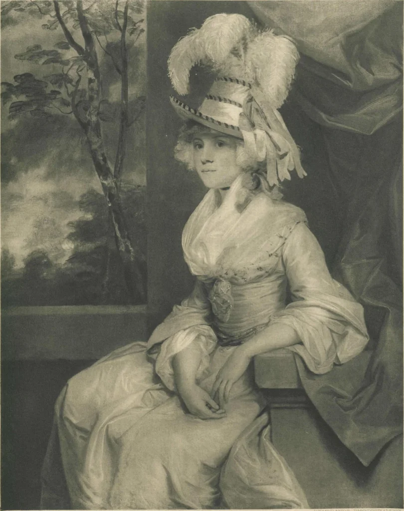 An illustration from Catalogue of the special loan exhibition of old masters of the British school [electronic resource] : in aid of "The Artists' Fund" and "Artists' Aid" societies, being a selection from pictures acquired from Messrs. Duveen Brothers within the last three years, held at the galleries of Messrs. Duveen Brothers, January 1914, 1914, leaf 8