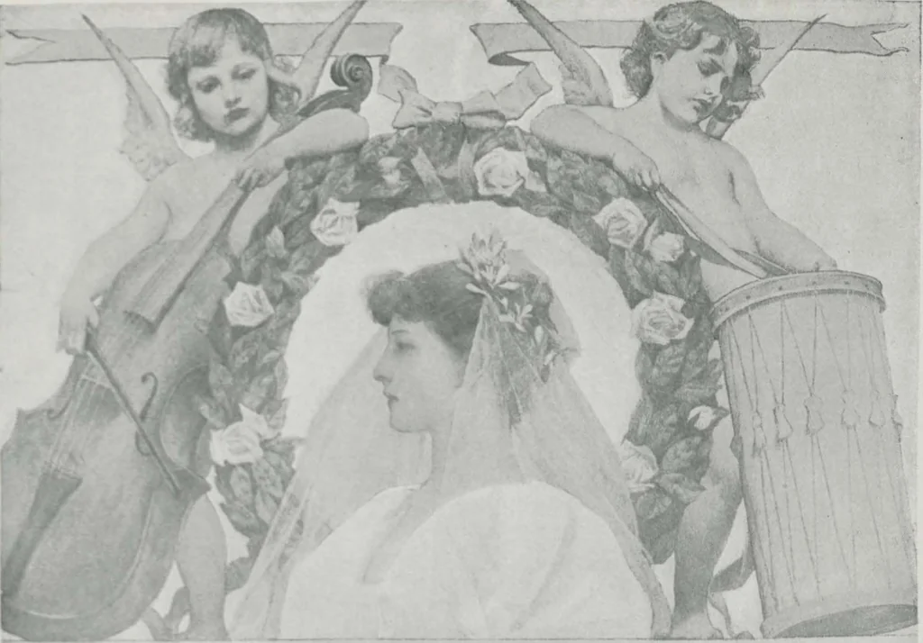 An illustration from Catalogue of works by members, students and instructors... in the retrospective exhibition 1875-1900 [electronic resource] : Held...May 10-19, 1900, 1900, leaf 5