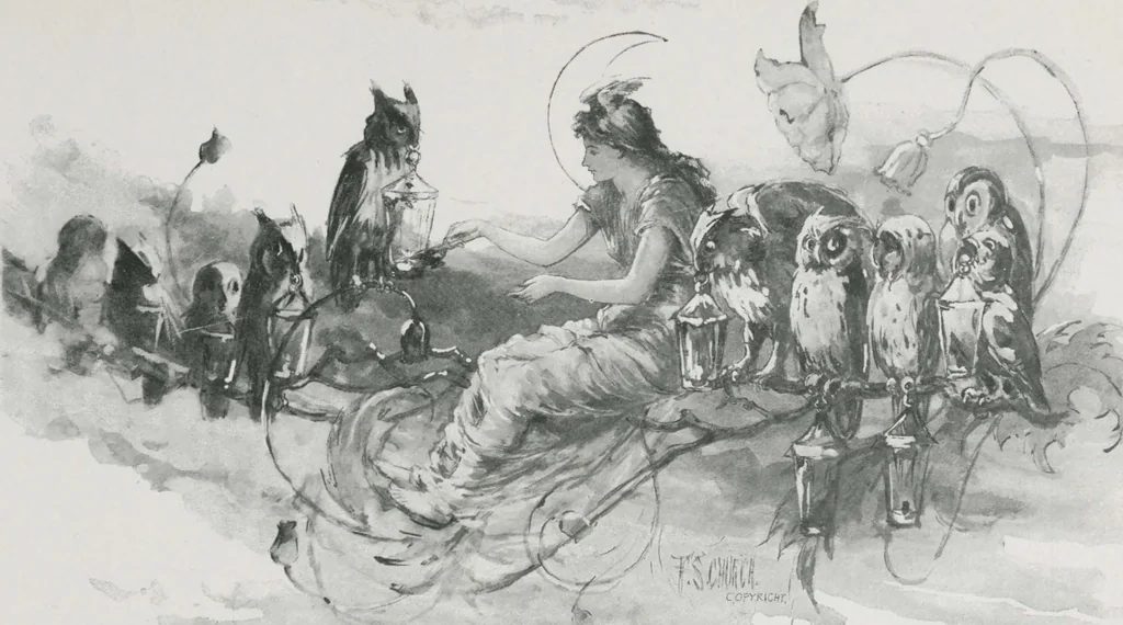 An illustration from Catalogue of works by members, students and instructors... in the retrospective exhibition 1875-1900 [electronic resource] : Held...May 10-19, 1900, 1900, leaf 9