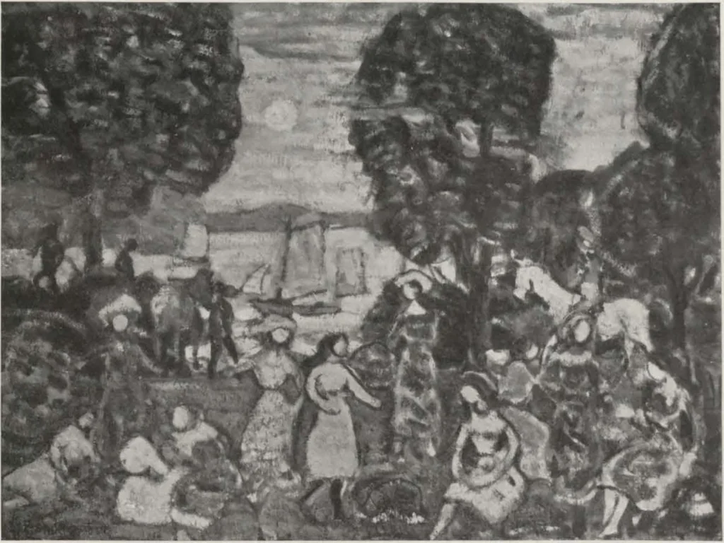 An illustration from An important collection of paintings and bronzes by modern masters of American and European art, Dec. 4-30, 1922 [electronic resource], 1922, leaf 20