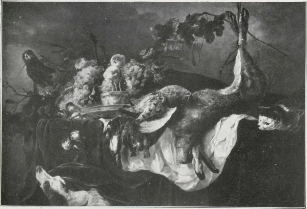 An illustration from A descriptive and illustrated catalogue of 150 paintings by old masters of the Dutch, Flemish, German, Italian, Spanish and French schools [electronic resource], 1911, leaf 104