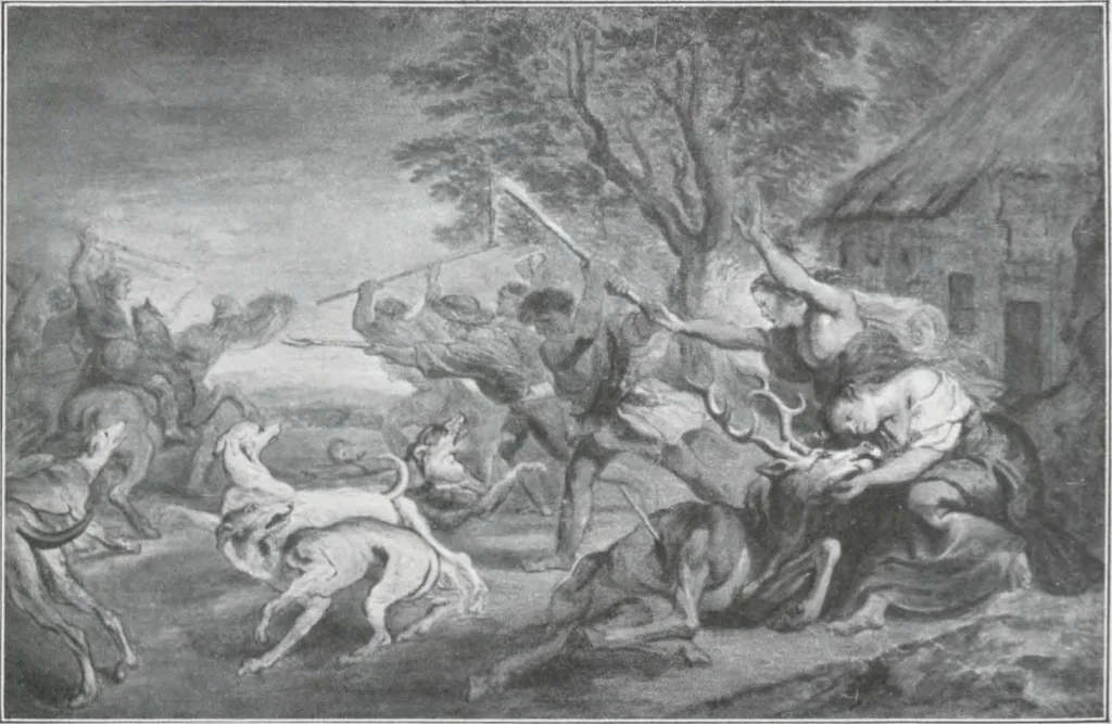 An illustration from A descriptive and illustrated catalogue of 150 paintings by old masters of the Dutch, Flemish, German, Italian, Spanish and French schools [electronic resource], 1911, leaf 114