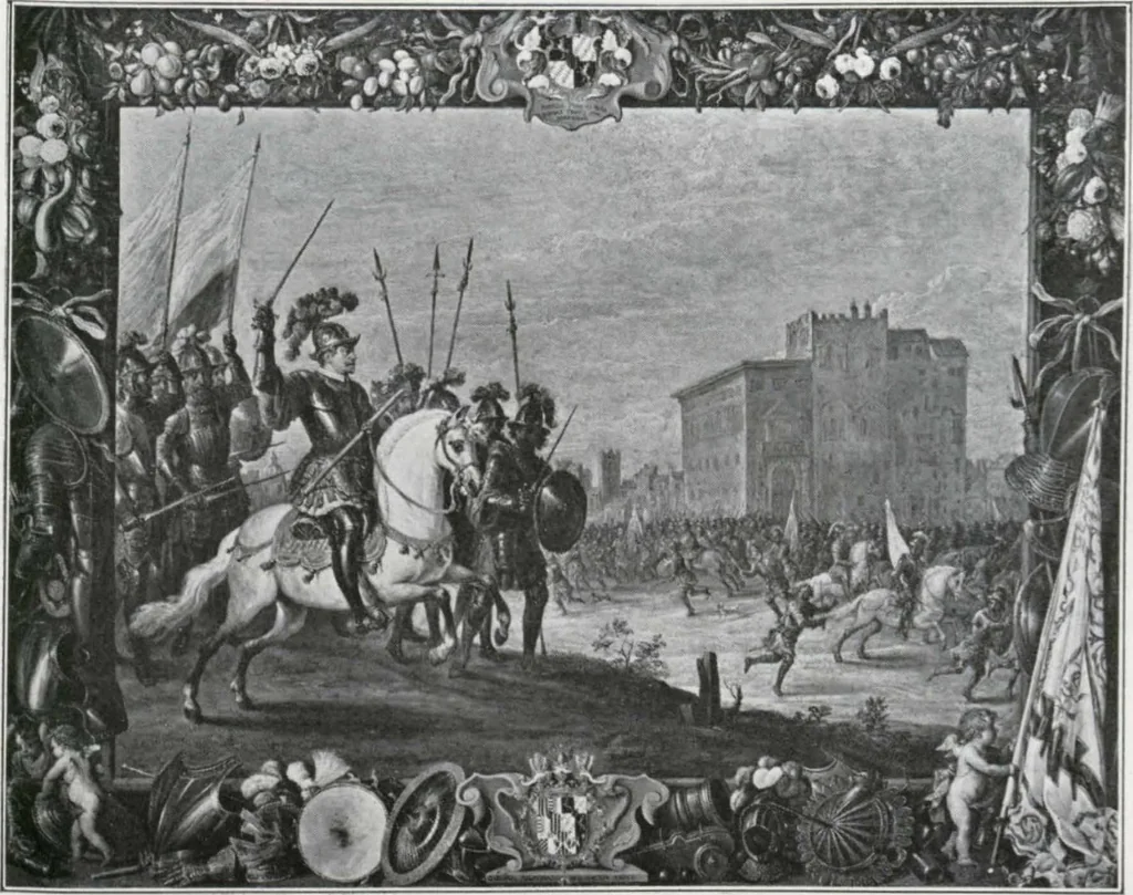 An illustration from A descriptive and illustrated catalogue of 150 paintings by old masters of the Dutch, Flemish, German, Italian, Spanish and French schools [electronic resource], 1911, leaf 116
