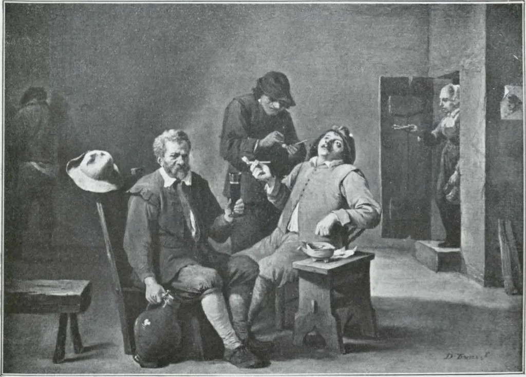 An illustration from A descriptive and illustrated catalogue of 150 paintings by old masters of the Dutch, Flemish, German, Italian, Spanish and French schools [electronic resource], 1911, leaf 120