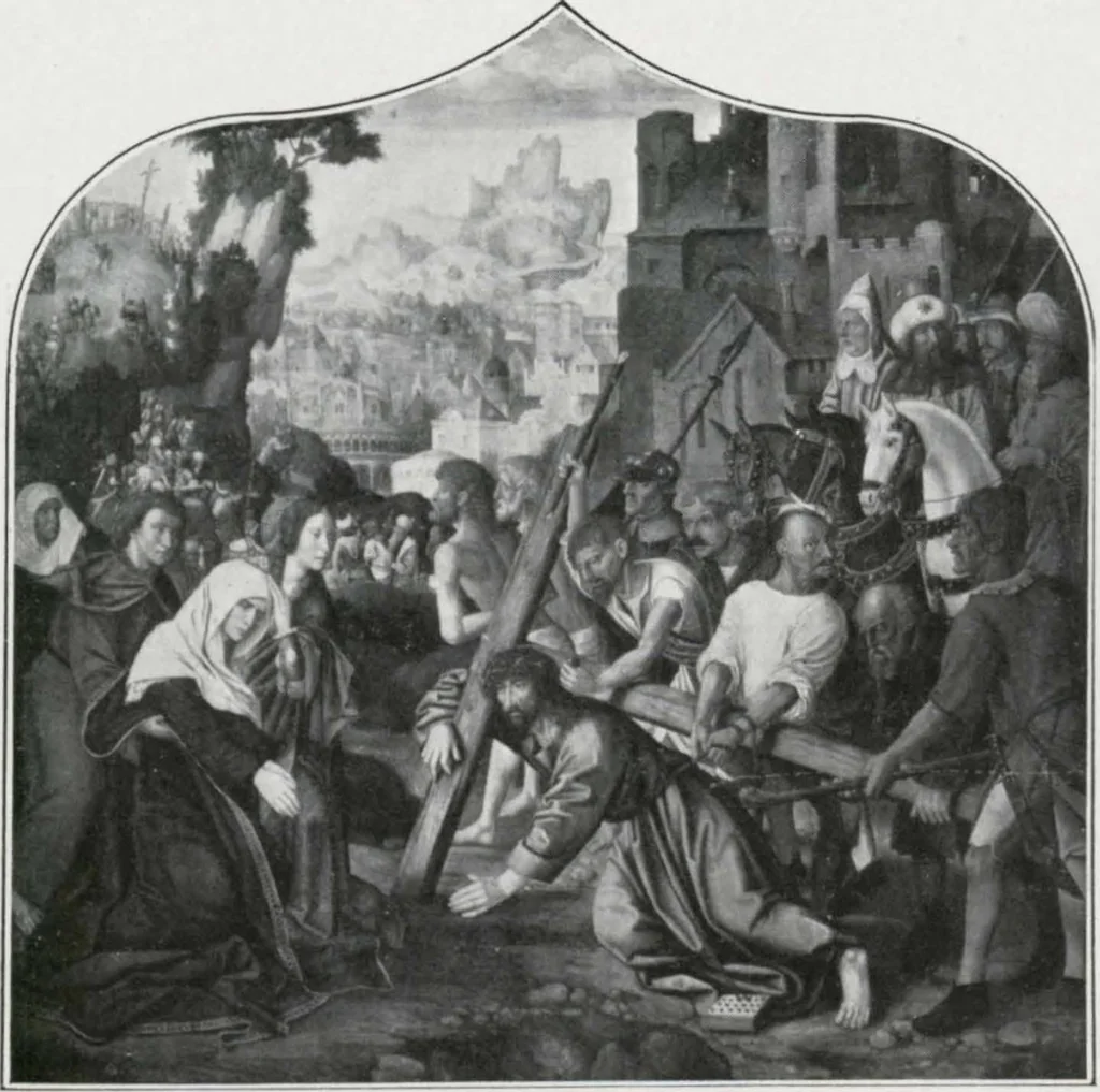 An illustration from A descriptive and illustrated catalogue of 150 paintings by old masters of the Dutch, Flemish, German, Italian, Spanish and French schools [electronic resource], 1911, leaf 129