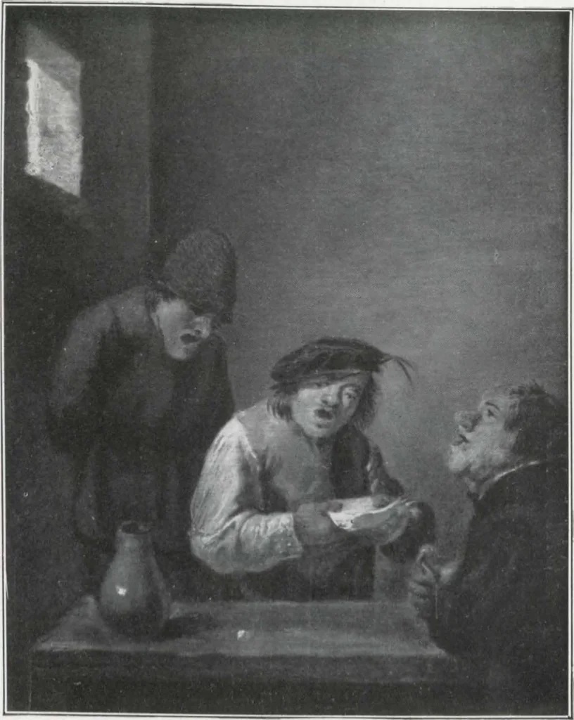 An illustration from A descriptive and illustrated catalogue of 150 paintings by old masters of the Dutch, Flemish, German, Italian, Spanish and French schools [electronic resource], 1911, leaf 13